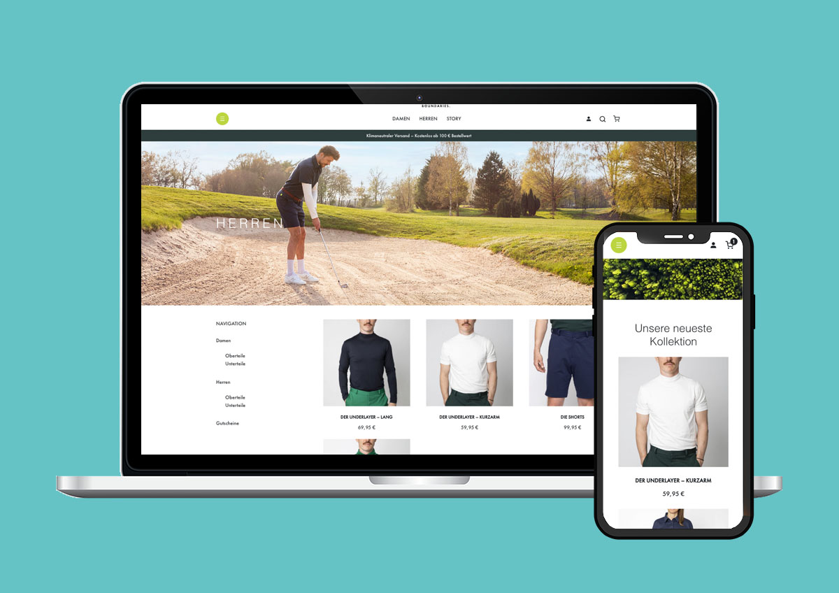 lup Onlineshop Entwicklung